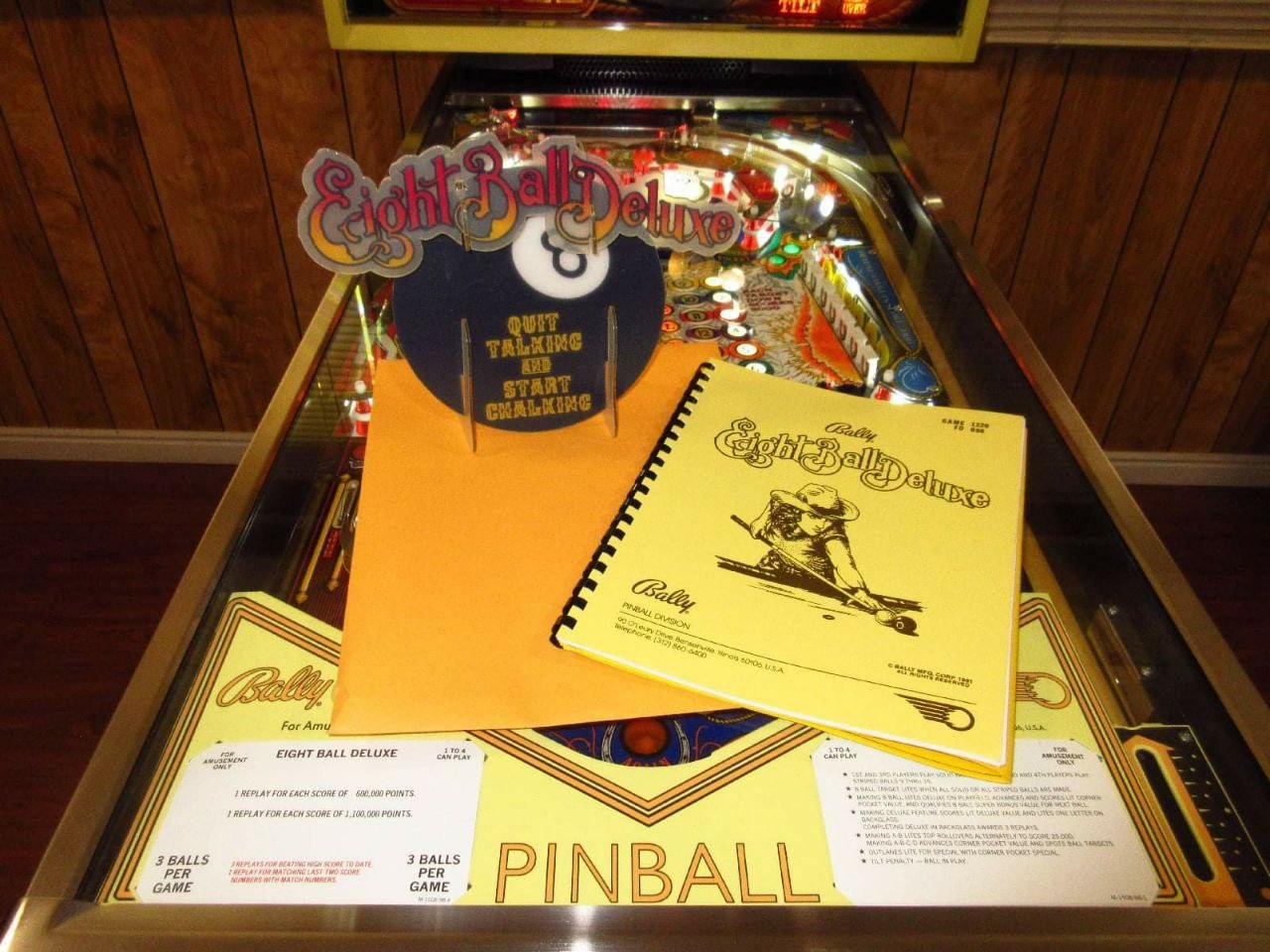 Buy Eight Ball Deluxe Pinball Machine Online Premium Pinballs LLC